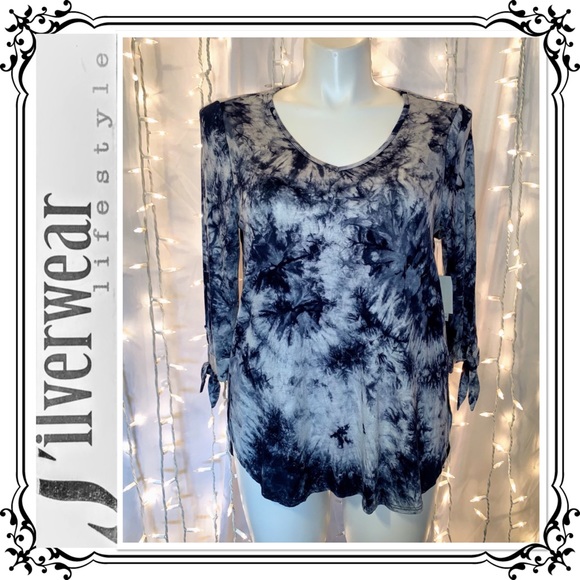 Silverwear Tops - 🆕 SILVERWEAR ⭐️ Tie-Dyed Long Sleeved Shirt